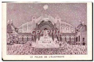 Old Postcard The Palace Of De L & # 39Electricite Paris