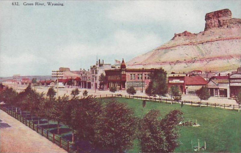 Wyoming Green River Town View