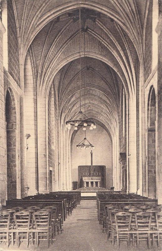 BF12488 nef de l eglise abbatiale solesmes sarthe france front/back image