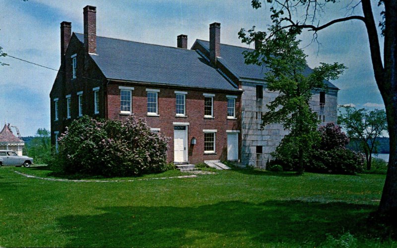 Maine Wiscasset Old Lincoln County Church