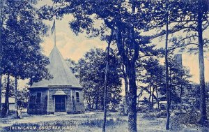 ONSET BAY MA~WIGWAM-MEMORY OF REDMEN SPIRTUALISM CAMP~HOLMES PHOTO POSTCARD