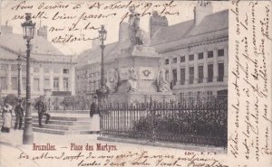 Belgium Brussels Place des Martyrs 1902