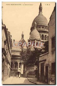 Old Postcard Paris Montmartre The Sacre Coeur