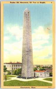 M-60495 Bunker Hill Monument Charlestown Boston Massachusetts