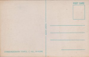 India Chamundeswari Temple Mysore Vintage Postcard C024