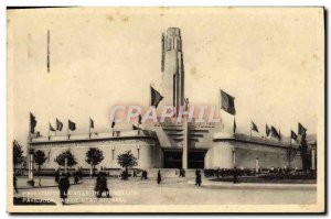 Old Postcard Pavilion Of The City Of Brussels Exposition 1935
