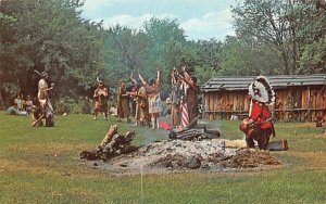 Indians preparing for a wedding feast Grafton, Massachusetts