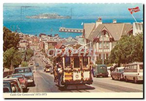 Postcard Modern Cable Car Centennial 1873-1973
