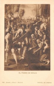 Lot 53 hauser y menet spain madrid painting postcard r urbino el pasmo sicilia