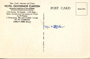 NY - New York City. Hotel Governor Clinton