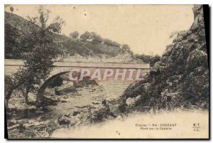 Postcard Crozant Old Bridge Cedelle