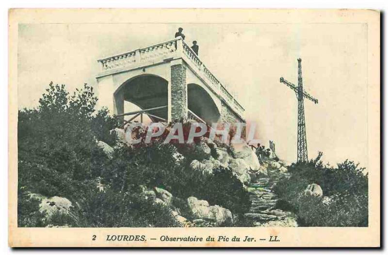 CPA Lourdes Observatoire du Pic du Jer 