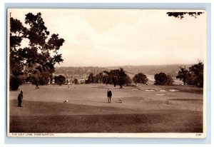Vintage RPPC The Golf Links Shirehampton Postcard P129E