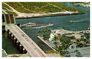 Postcard PIER SCENE Fort Lauderdale Florida FL AQ5508