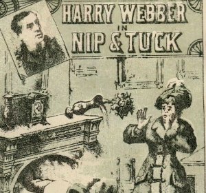 1882 #1 Academy Of Music Sears Harry Webber In Nip & Tuck P223