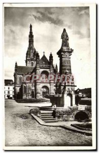 Old Postcard Sainte Anne D Auray Basilica and the Fountain