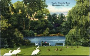 postcard PA - Trexler Memorial Park Allentown