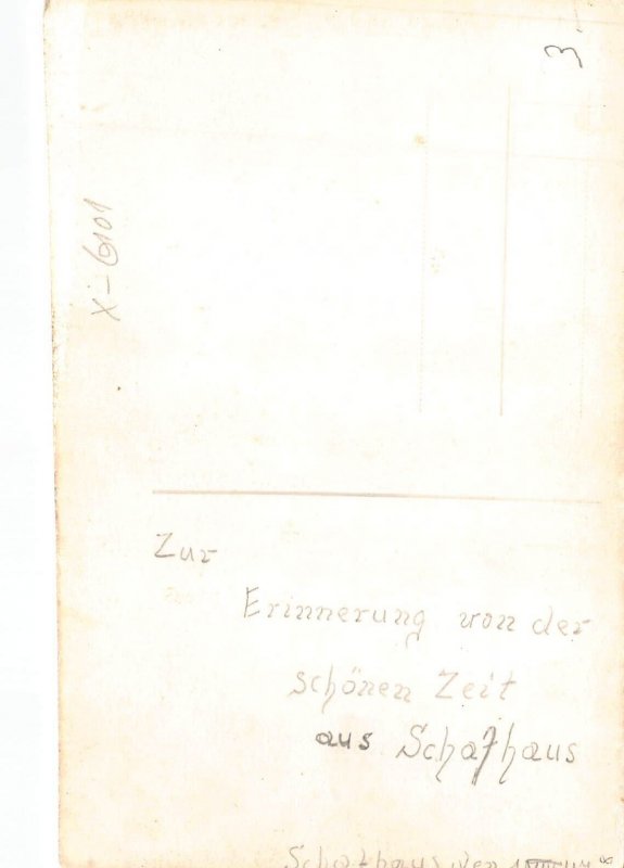 L211 Germany Erinnerung von der Zeit Schafthaus Houses RPPC vintage postcard
