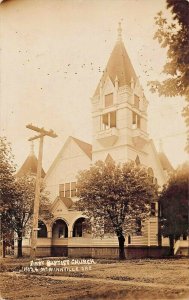 McMINNVILLE OREGON~FIRST BAPTIST CHURCH~1910s REAL PHOTO POSTCARD