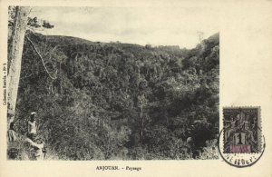 comoros, ANJOUAN, Paysage, Landscape (1910) Postcard (2)