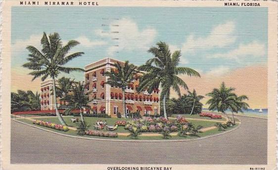 Florida Miami Miramar Hotel 1951