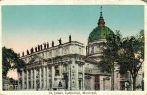 Canada Montreal St James Cathedral Vintage Postcard 07.50