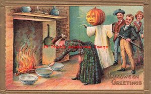 325297-Halloween, Gottschalk No 2171-8, People Watching Blind Folded Woman