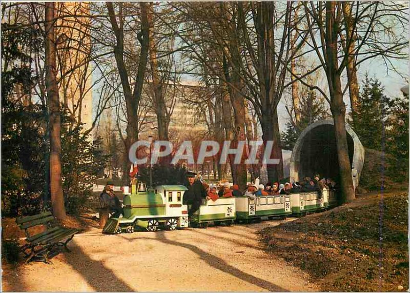 Modern Postcard Grenoble Parc Paul Mistral Le Petit Train