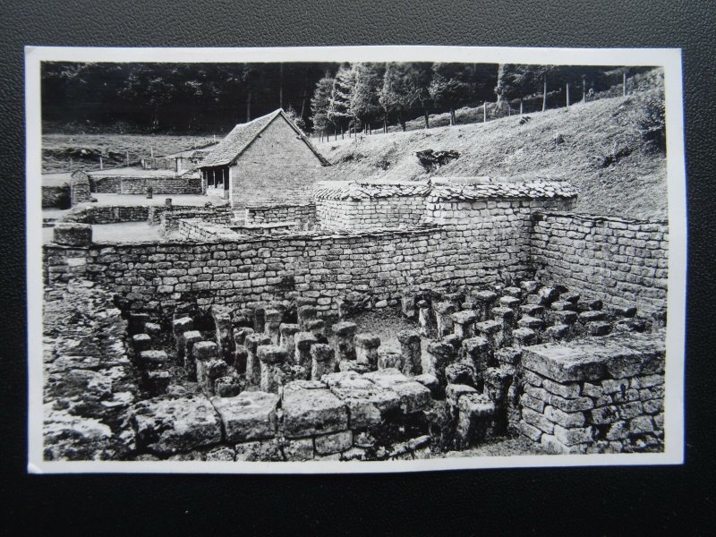 Gloucestershire CHADWORTH ROMAN VILLA - Old RP Postcard by George Roper