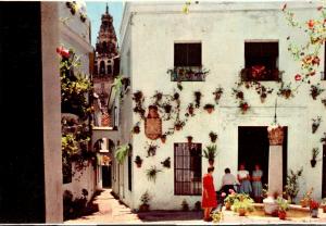 Spain Cordoba Square and Lane Of The Flowers