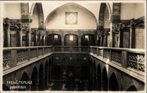 Vintage RPPC Trenc Teplice Slovakia HAMMAM Turkish Bath Real Photo