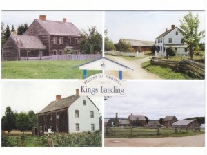 Kings Landing, New Brunswick, Chrome Multiview Postcard. 4 Views