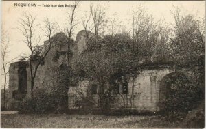 CPA PICQUIGNY Intérieur des Ruines (18223)