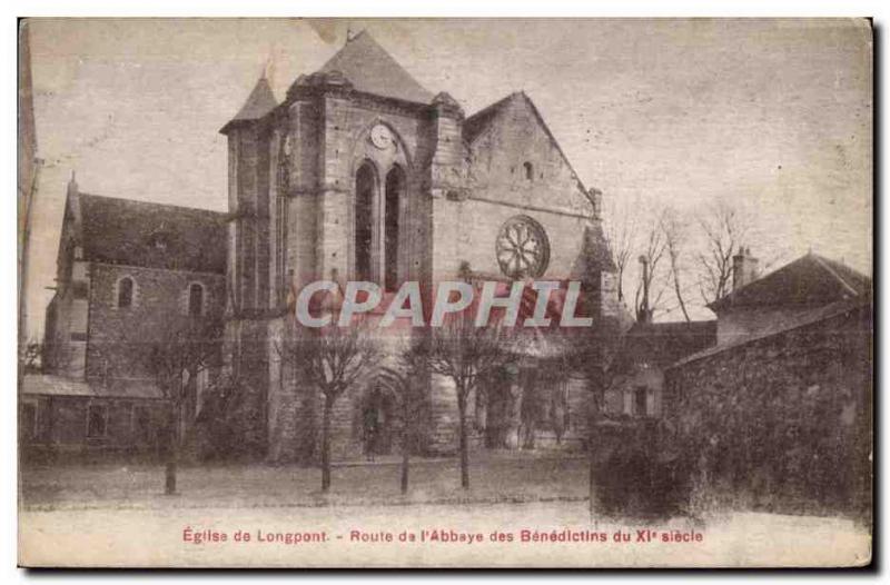 Longpont - Route of the Abbey - Old Postcard