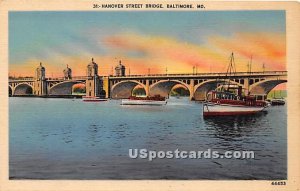 Hanover Street Bridge in Baltimore, Maryland