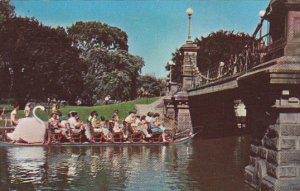 Swan Boats Boston Gardens Boston Massachusetts