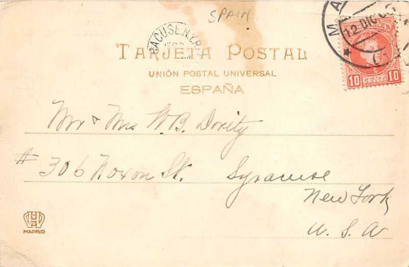 Corrida de Toros Tarjeta Postal Bullfighting Postal Used Unknown 