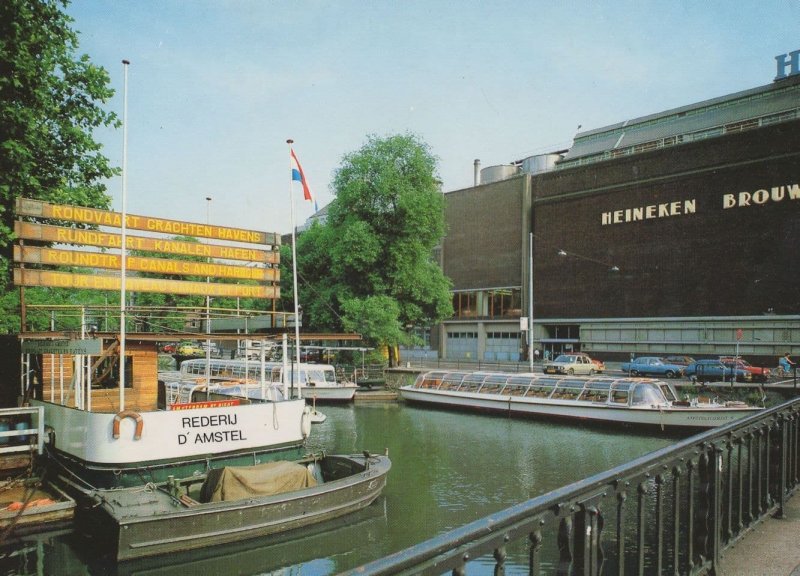 Amsterdam Heineken Brouwerij Brewery Holland Beer Factory Postcard