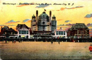 New Jersey Atlantic City Marlborough-Blenheim Seen From The Beach