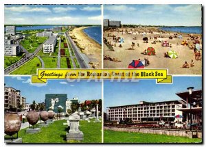 Modern Postcard Greeting from the Romanian Coast of the Black Sea