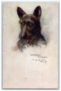 Postcard Aberdeen Terrier Maud West Watson 1912 Posted Oilette Tuck Dogs