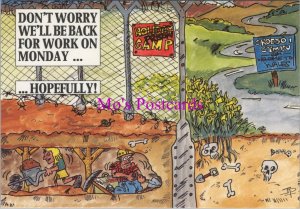Comic Postcard - Mining / Holiday Camp / Wales / Welsh Prison Camp  SW15515