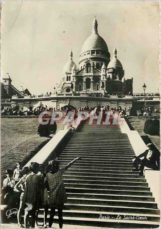 Postcard Modern Paris The Sacred Heart Basil