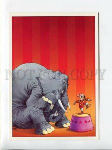 3076749 CIRCUS Funny ELEPHANT & Trainer COMIC PC