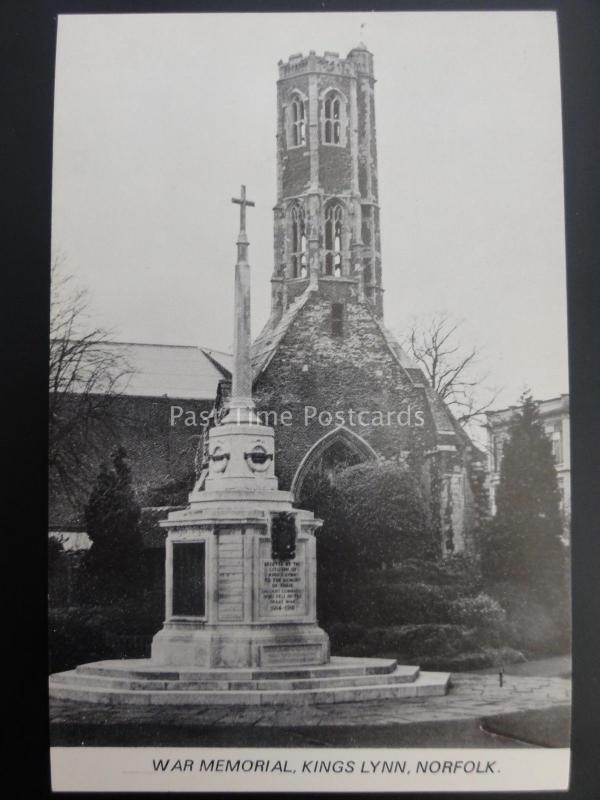 Norfolk KINGS LYNN War Memorial c1970's