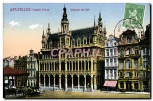 Old Postcard Brussels Grand Place Royal Household