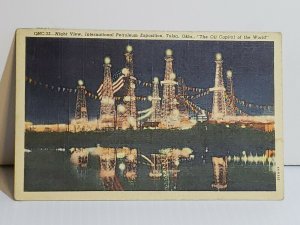 VTG Postcard International Petroleum Exposition Tulsa OK Oil Capitol World 718