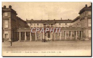 Old Postcard Compiegne Facade du Chateau