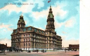 Courthouse Federal Historic Building Indianapolis Indiana IN Vintage Postcard
