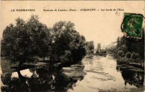 CPA Env. de LOUVIERS - ACQUIGNY - Les bords de l'Eure (478246)